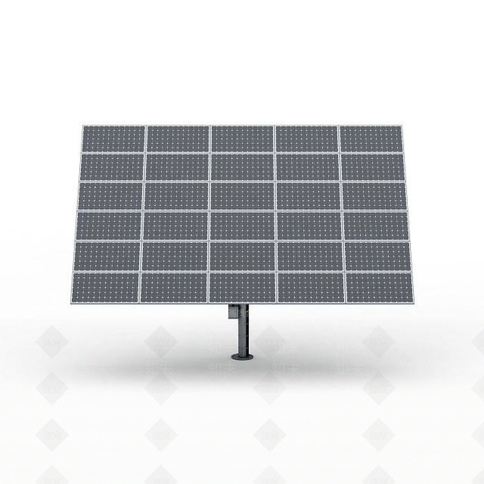 现代太阳能板3D模型下载【ID:1195633202】