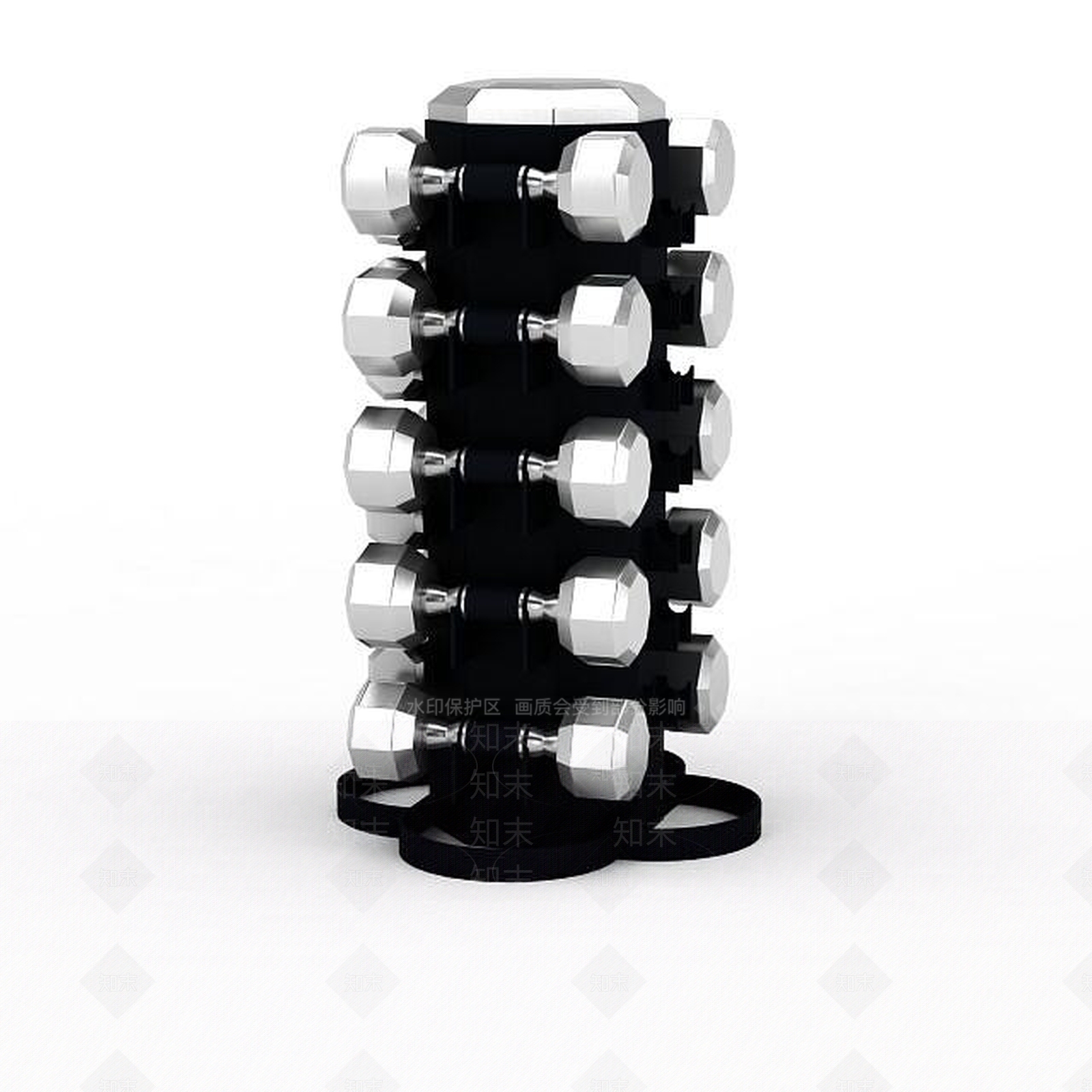 现代体育器材3D模型下载【ID:1195634298】