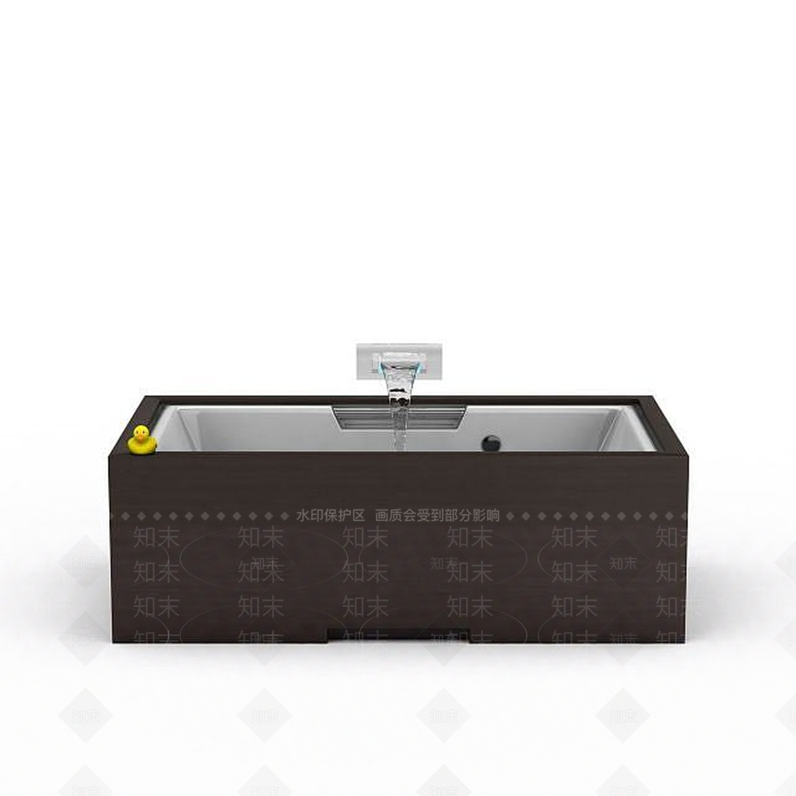 现代时尚浴缸3D模型下载【ID:1195634902】