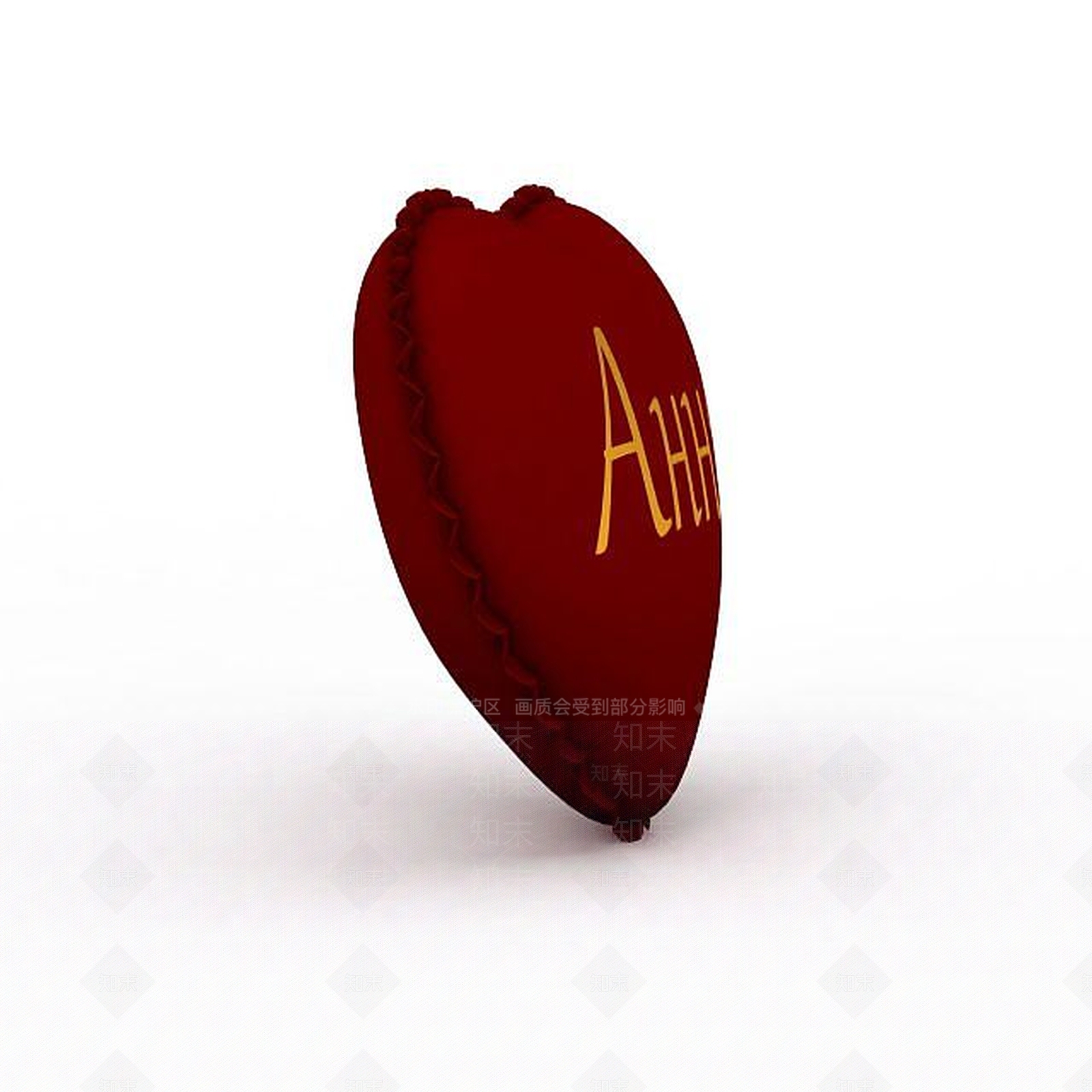 现代心形抱枕3D模型下载【ID:1195635191】