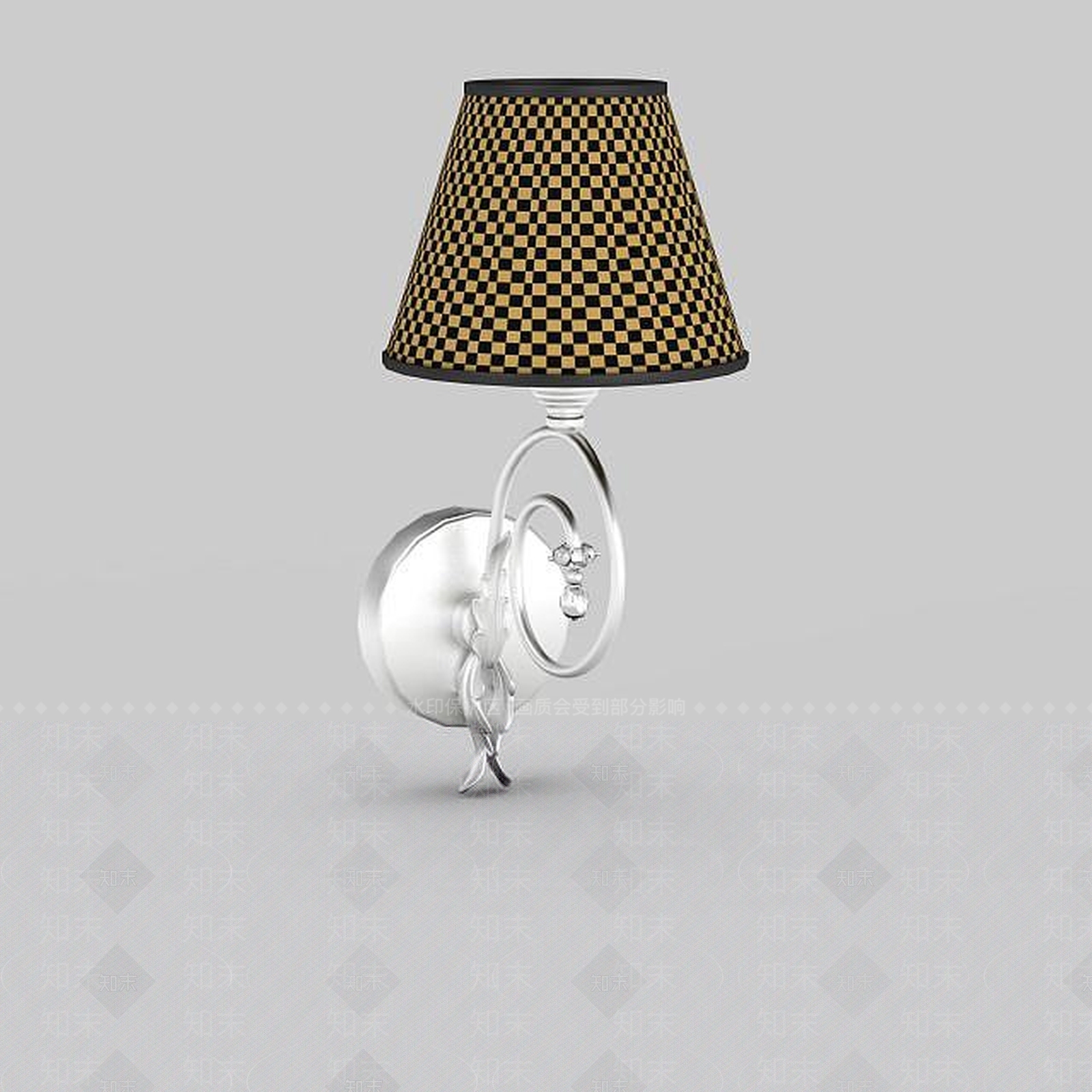欧式古典欧式壁灯3D模型下载【ID:1195635340】