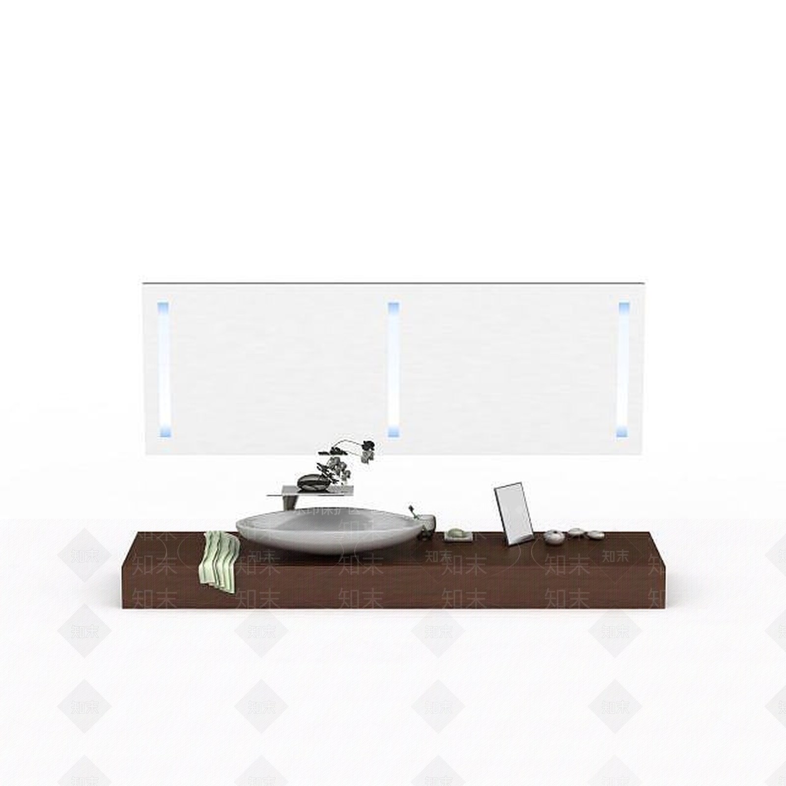 现代卫浴组合3D模型下载【ID:1195635882】