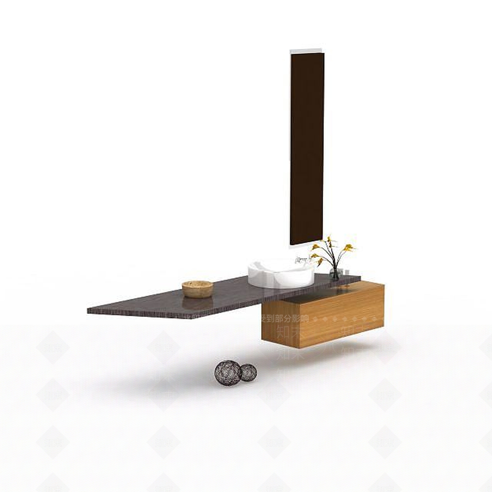 现代简约卫浴组合3D模型下载【ID:1195635951】
