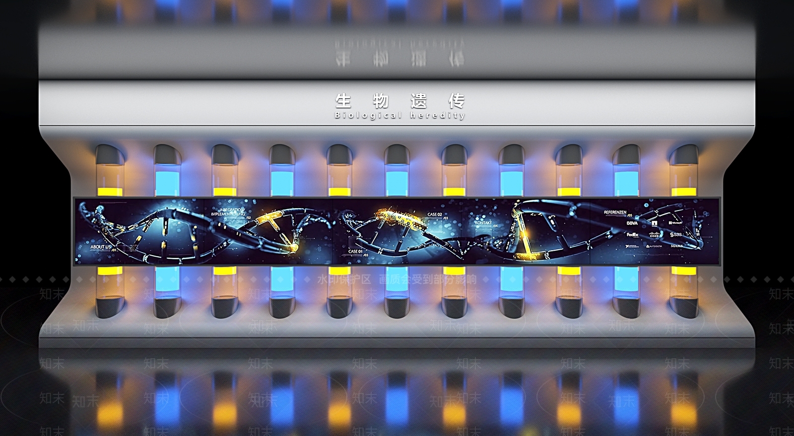 现代工业科技展厅3D模型下载【ID:1195638661】