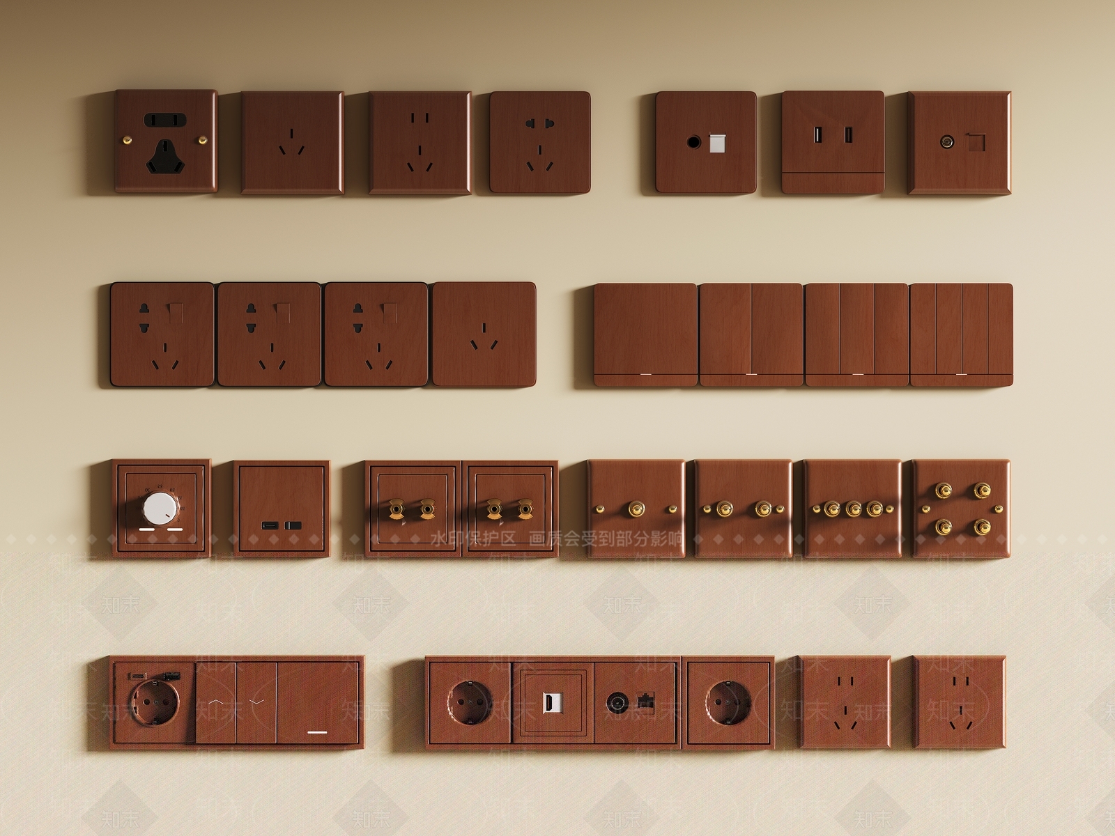 开关3D模型下载【ID:1195640668】