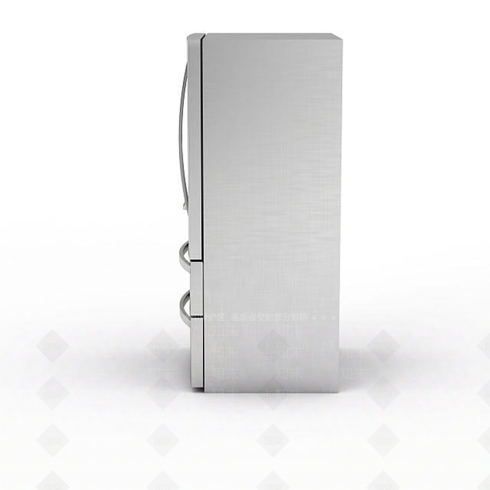 现代简约冰箱3D模型下载【ID:1195643389】