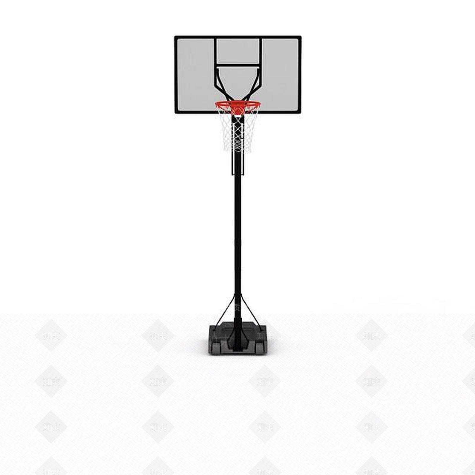 现代篮球筐3D模型下载【ID:1195643576】