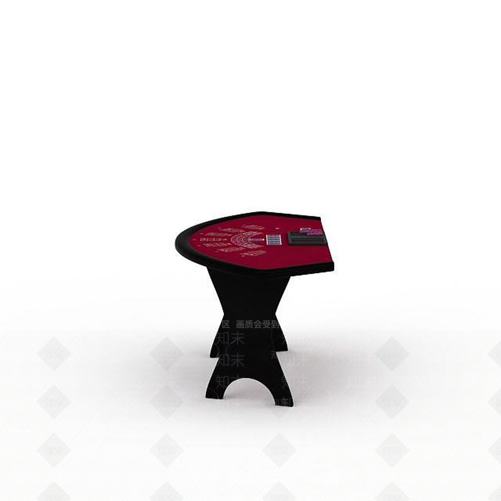 现代赌博桌3D模型下载【ID:1195643606】