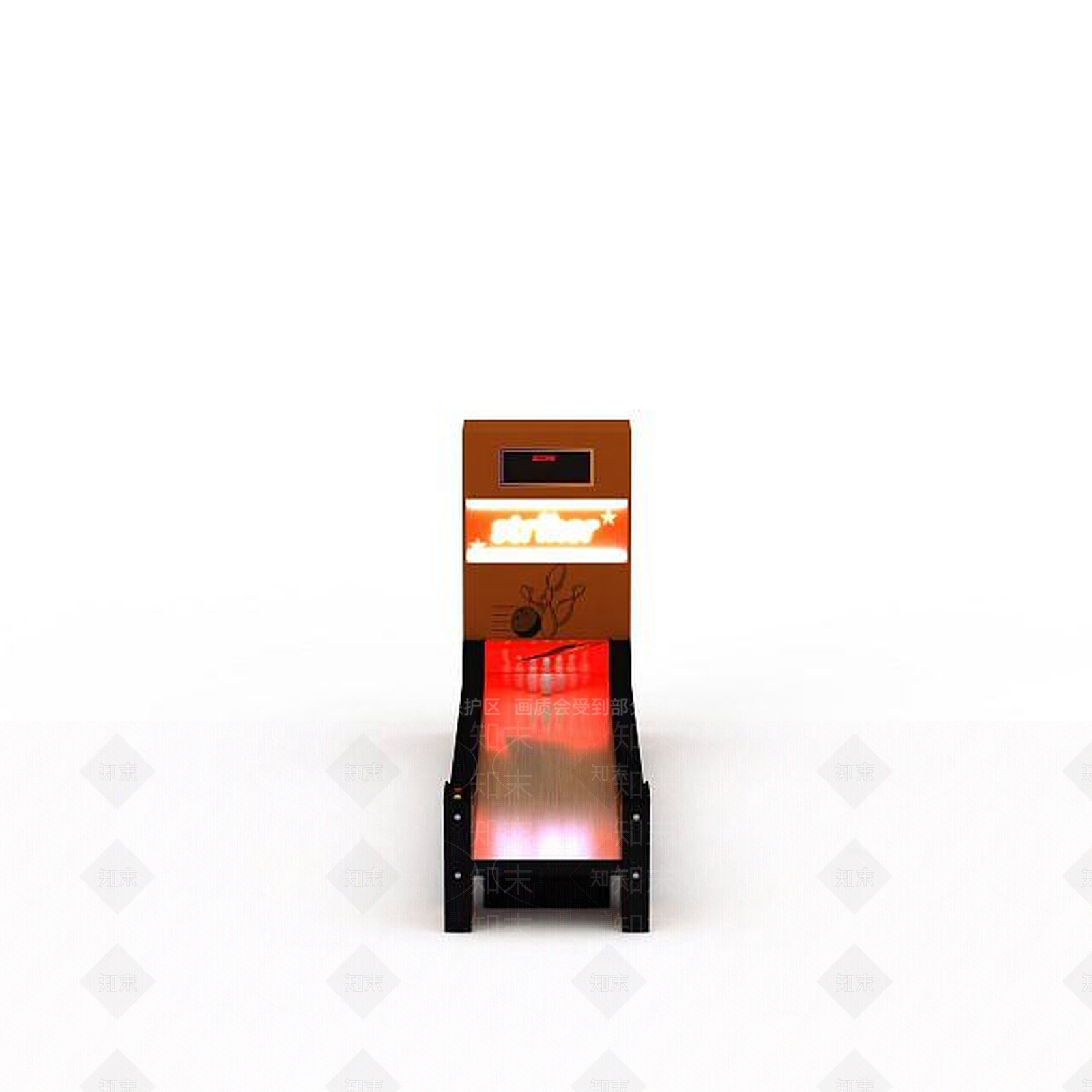 现代保龄球机器3D模型下载【ID:1195643762】