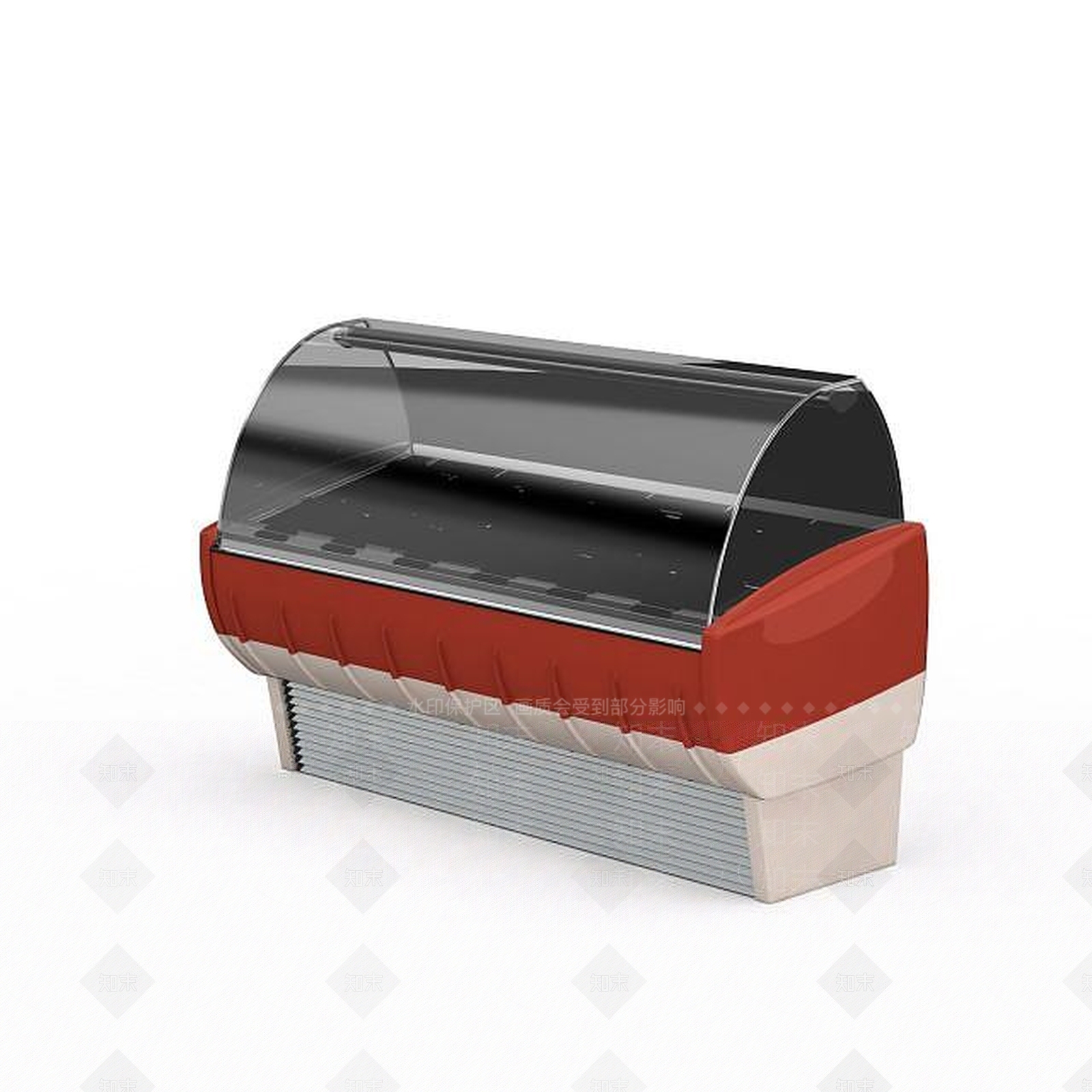 现代冰淇淋冰柜3D模型下载【ID:1195643936】