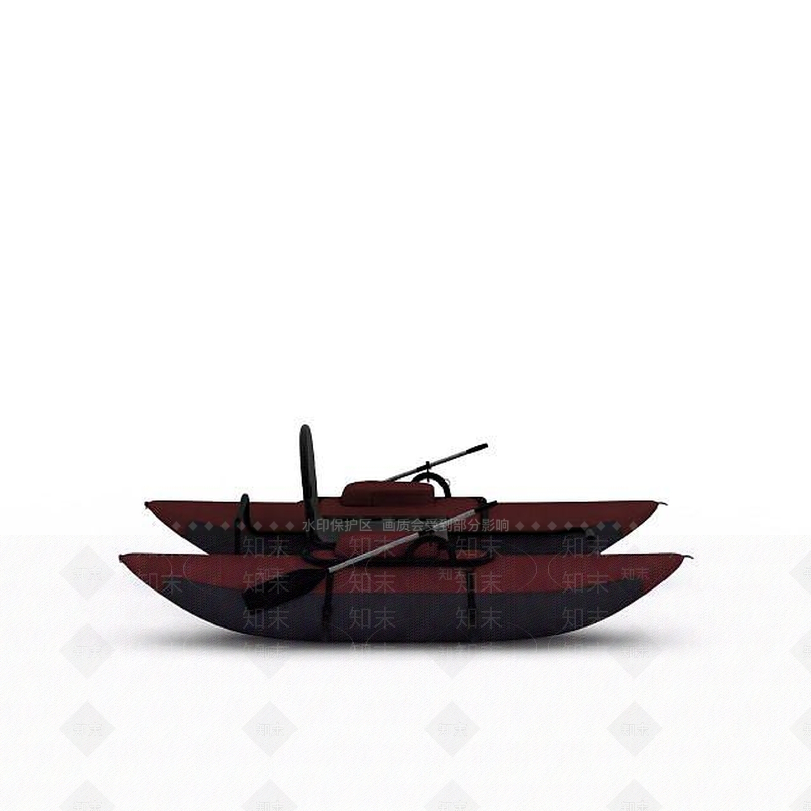 现代皮筏艇3D模型下载【ID:1195644598】