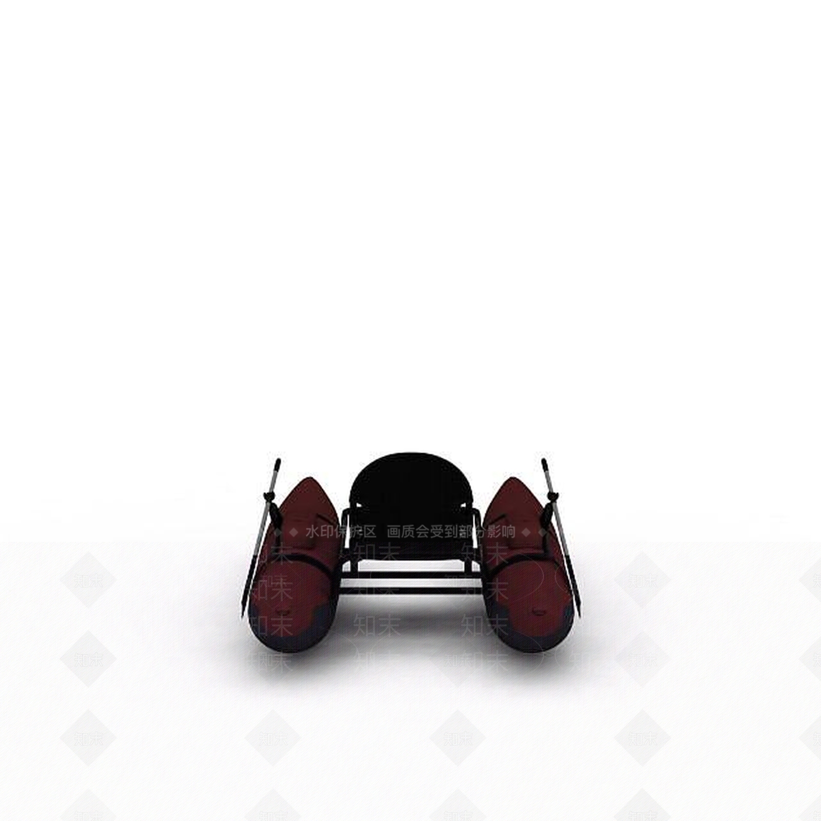 现代皮筏艇3D模型下载【ID:1195644598】