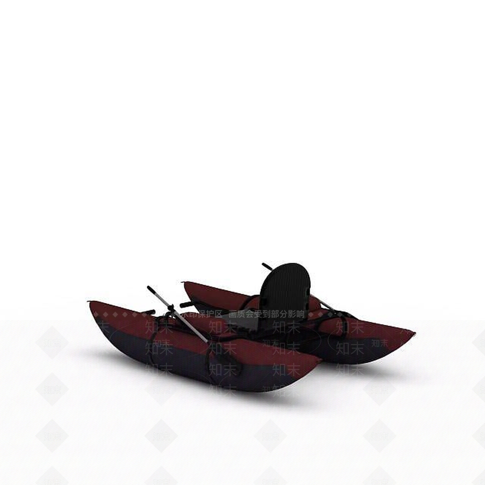 现代皮筏艇3D模型下载【ID:1195644598】