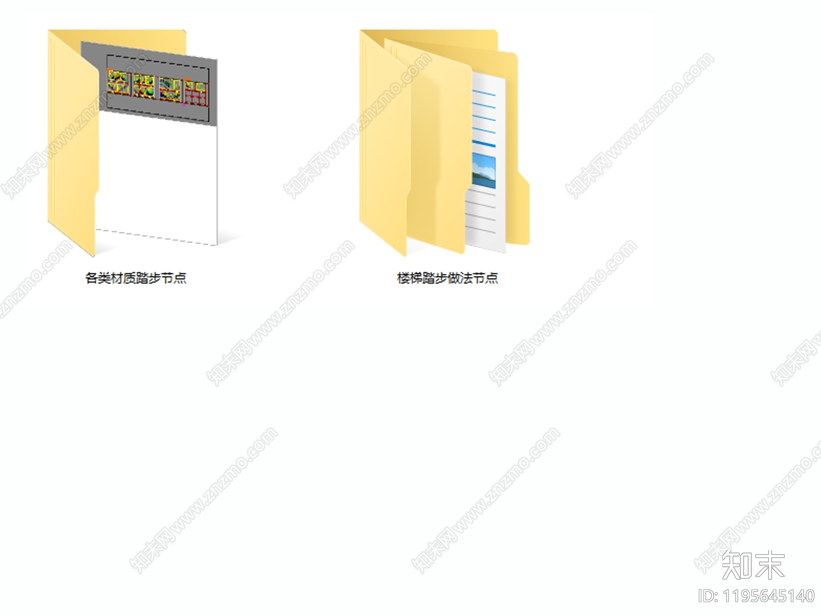 现代楼梯节点cad施工图下载【ID:1195645140】