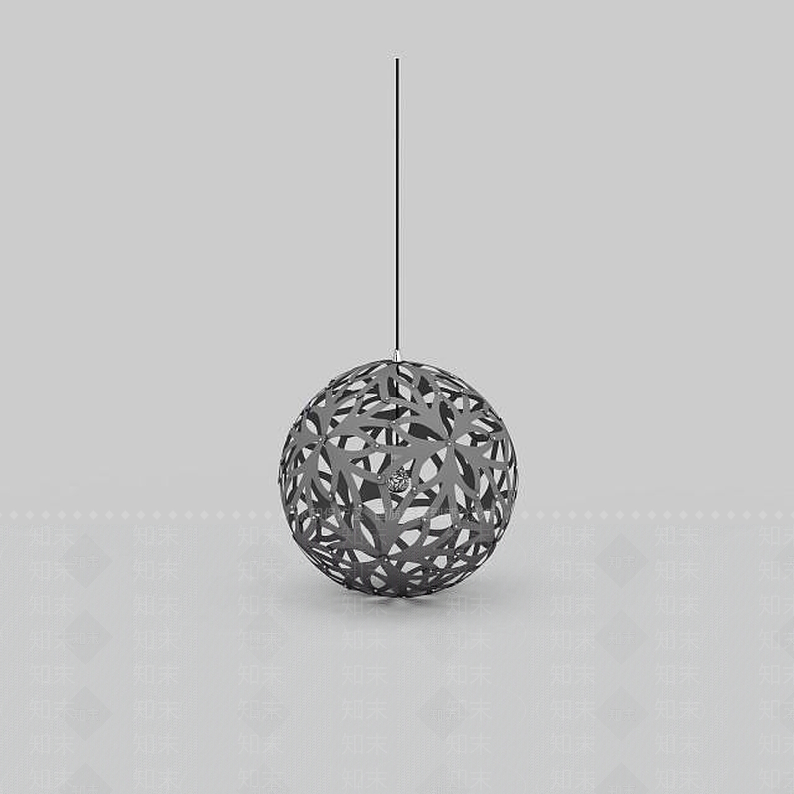 现代创意球形吊灯3D模型下载【ID:1195645323】