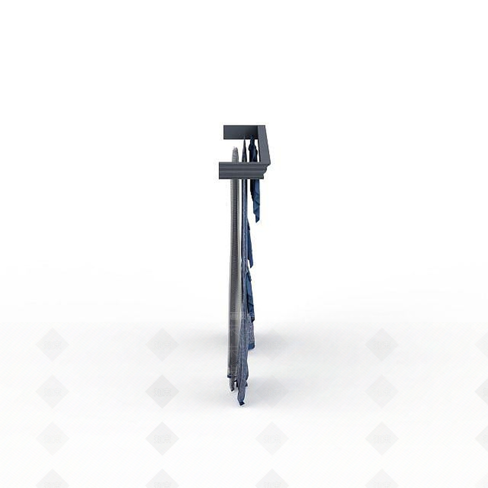 现代简约窗帘3D模型下载【ID:1195646194】