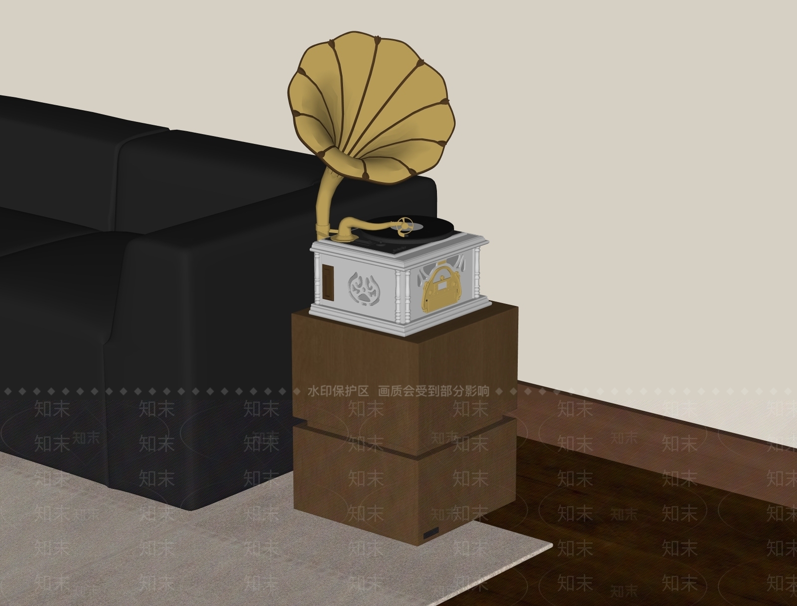 乐器SU模型下载【ID:1195646771】