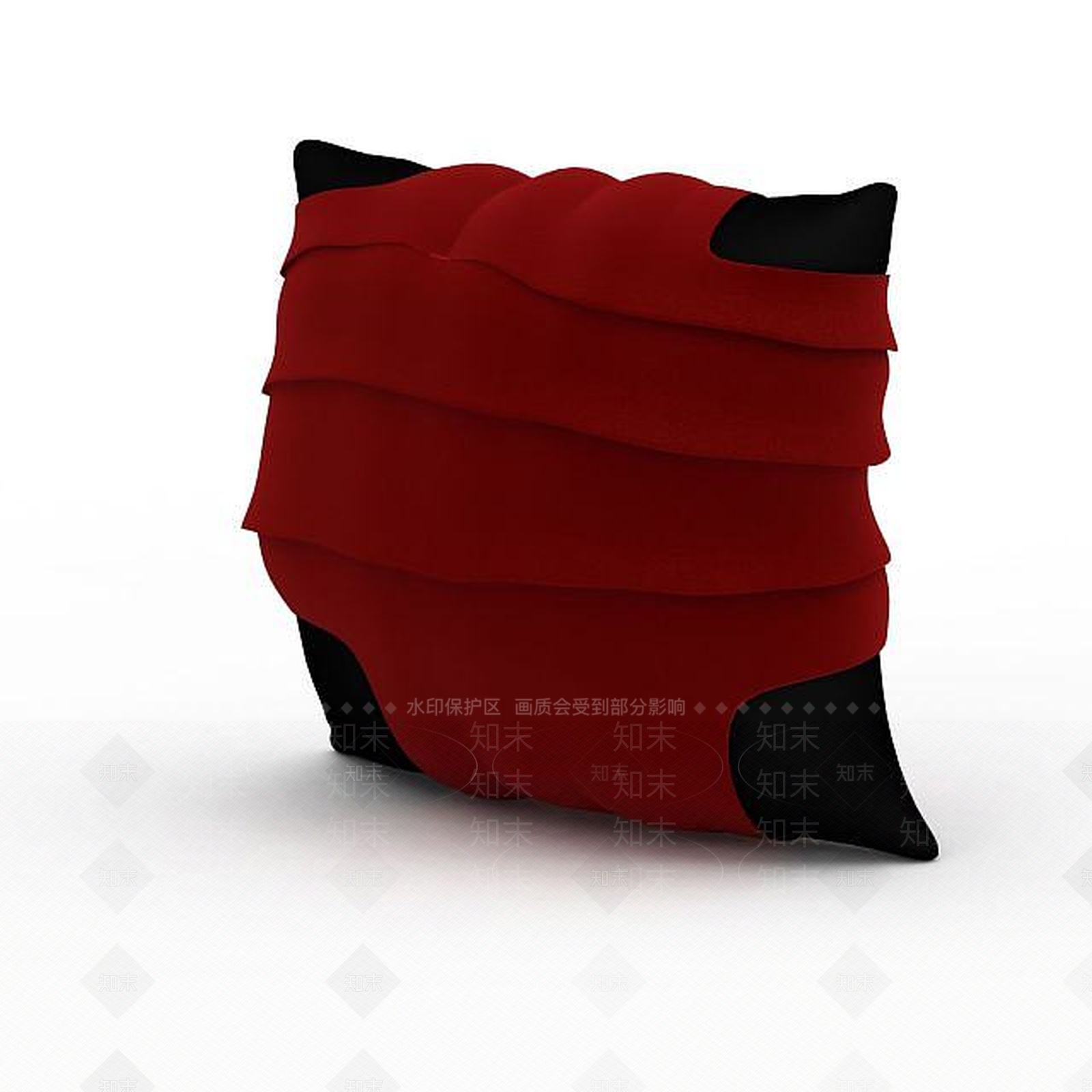 现代简约抱枕3D模型下载【ID:1195646944】