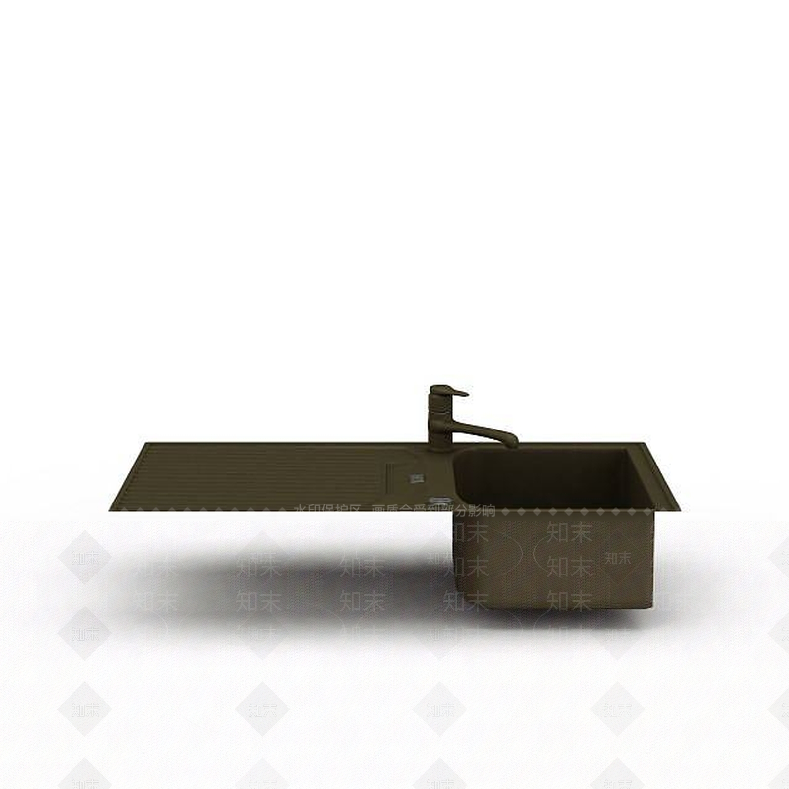 现代厨房洗漱池3D模型下载【ID:1195647219】