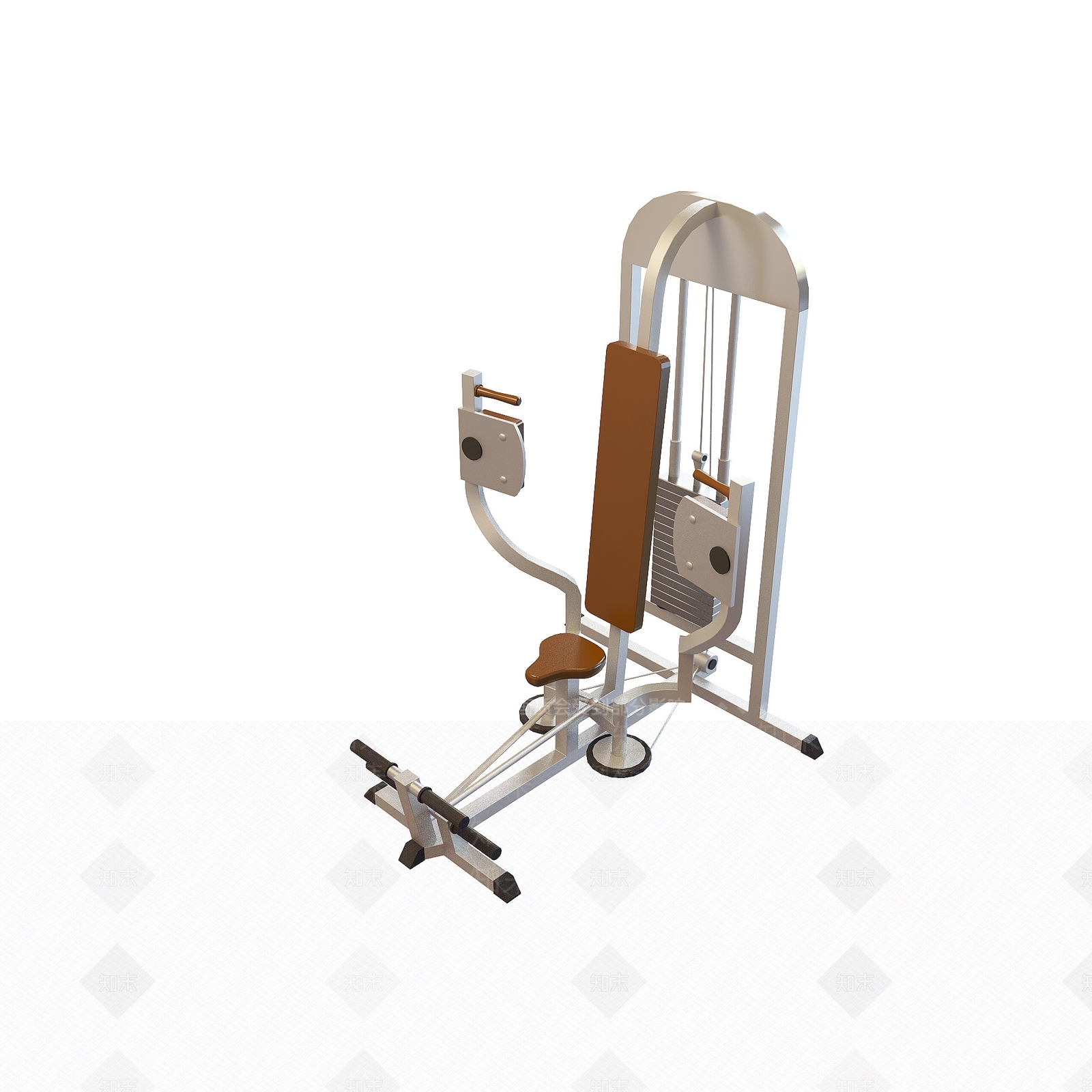 现代健身器材3D模型下载【ID:1195648187】