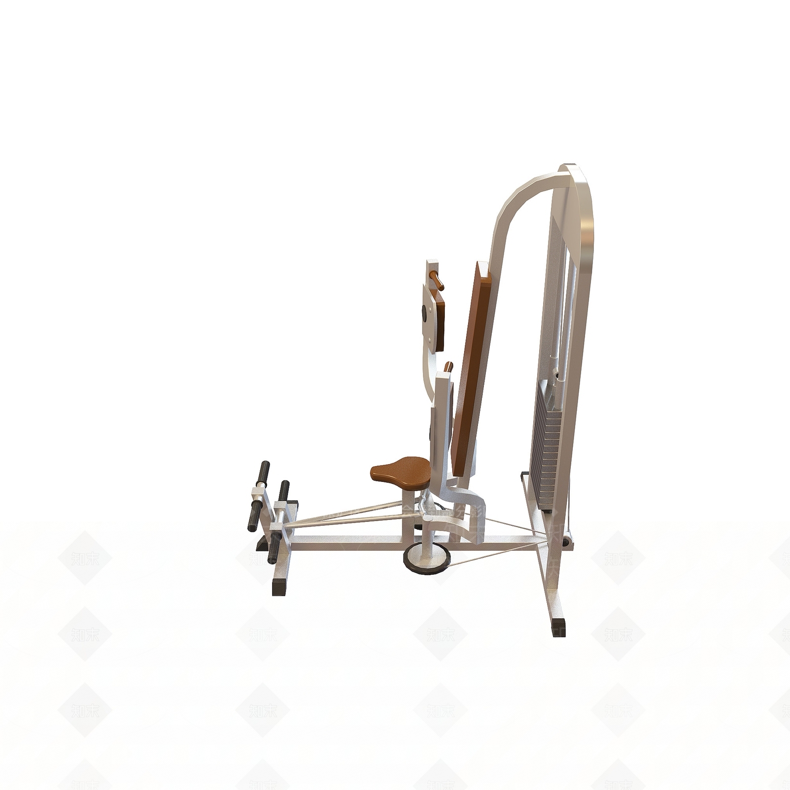 现代健身器材3D模型下载【ID:1195648187】