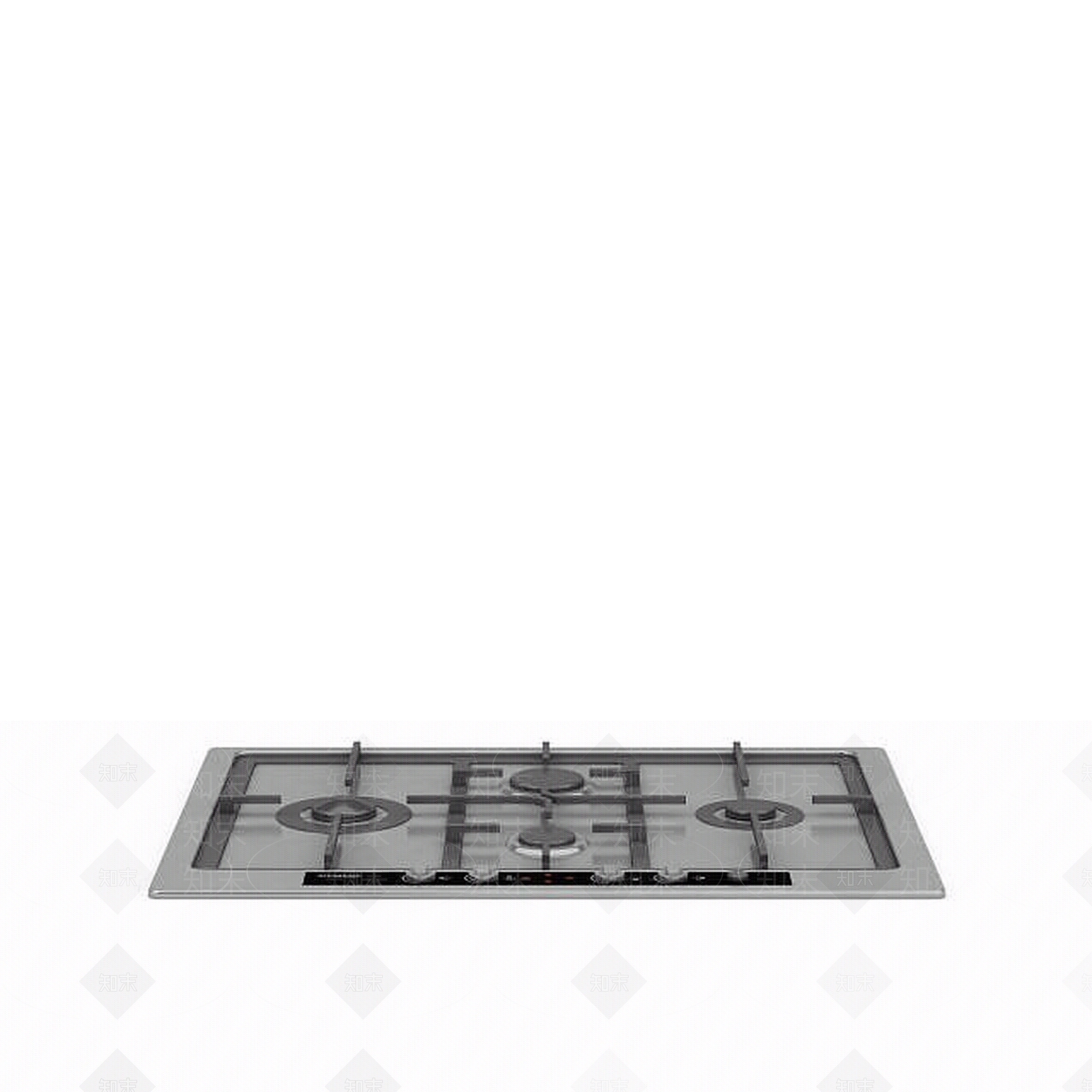 现代嵌入式煤气灶3D模型下载【ID:1195648519】