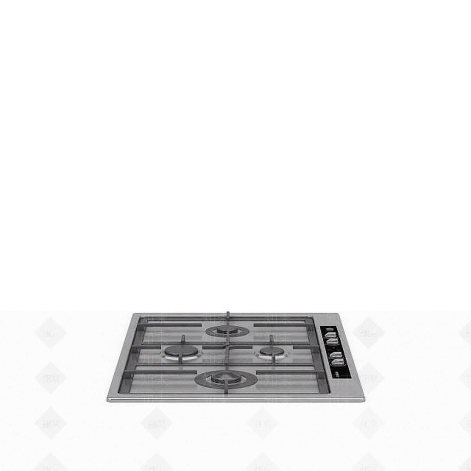 现代嵌入式煤气灶3D模型下载【ID:1195648519】