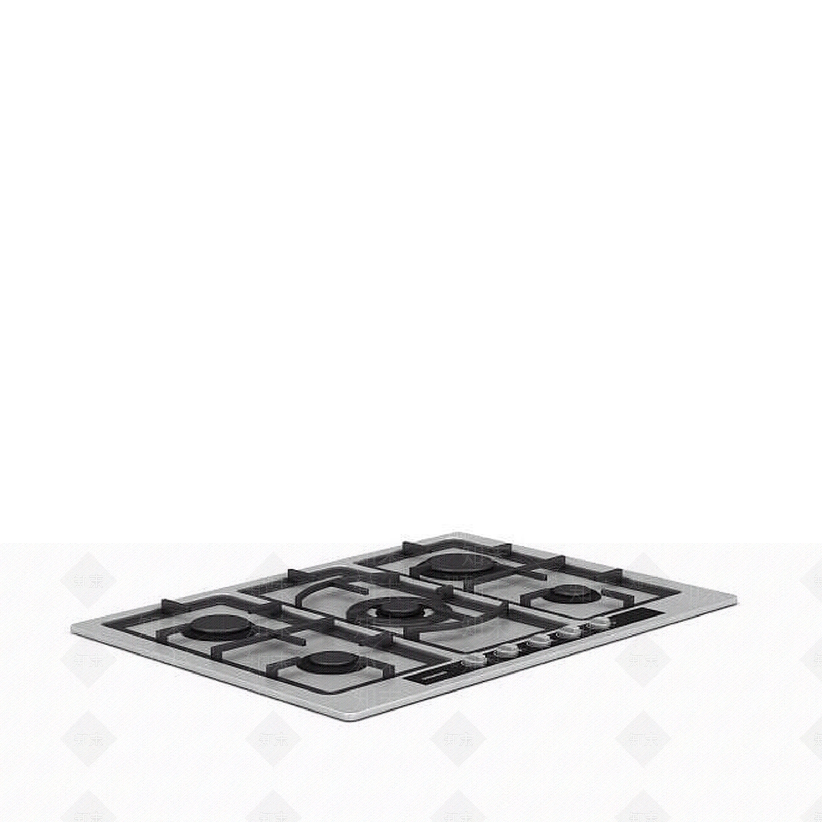 现代嵌入式煤气灶3D模型下载【ID:1195648610】