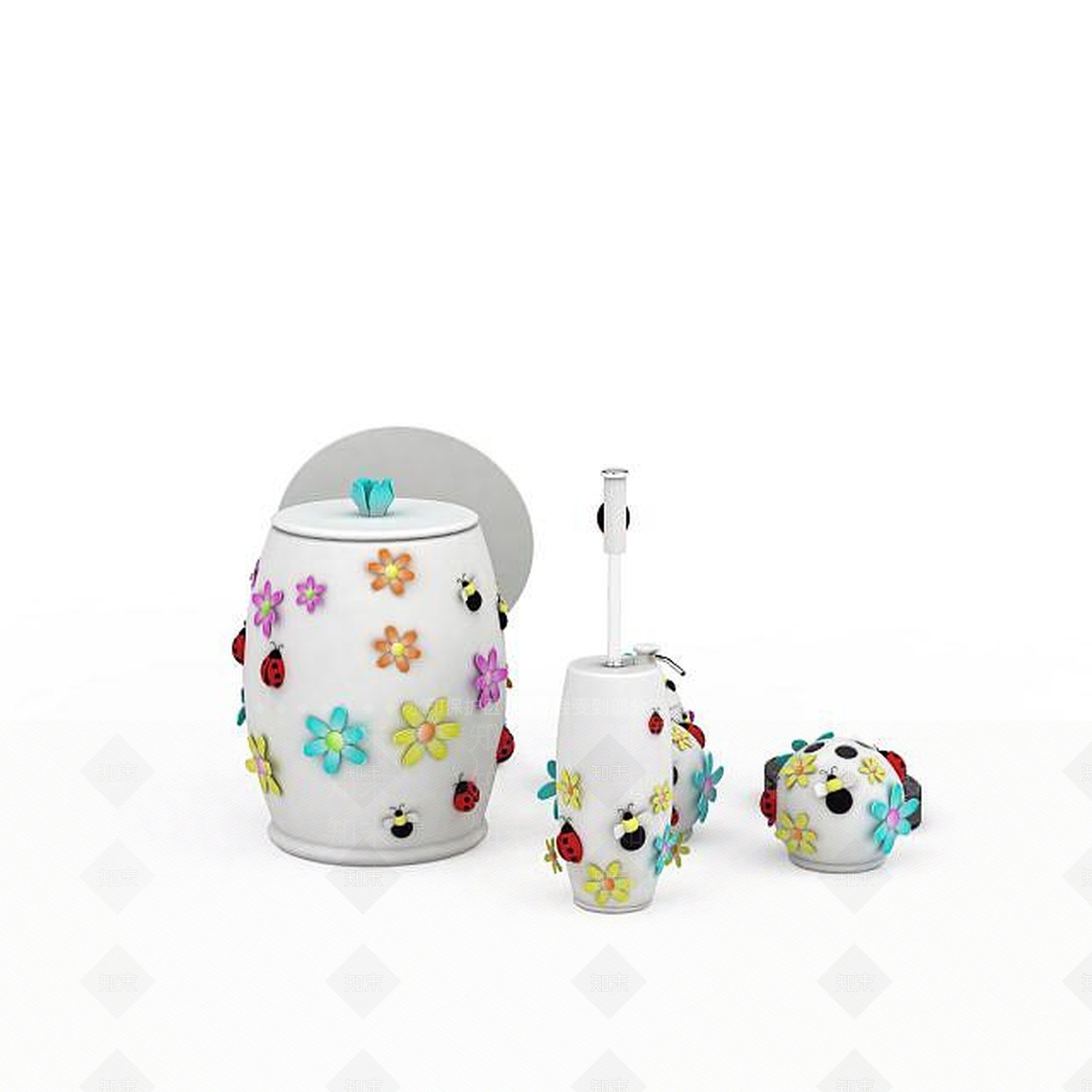 现代洗涤用品3D模型下载【ID:1195648829】