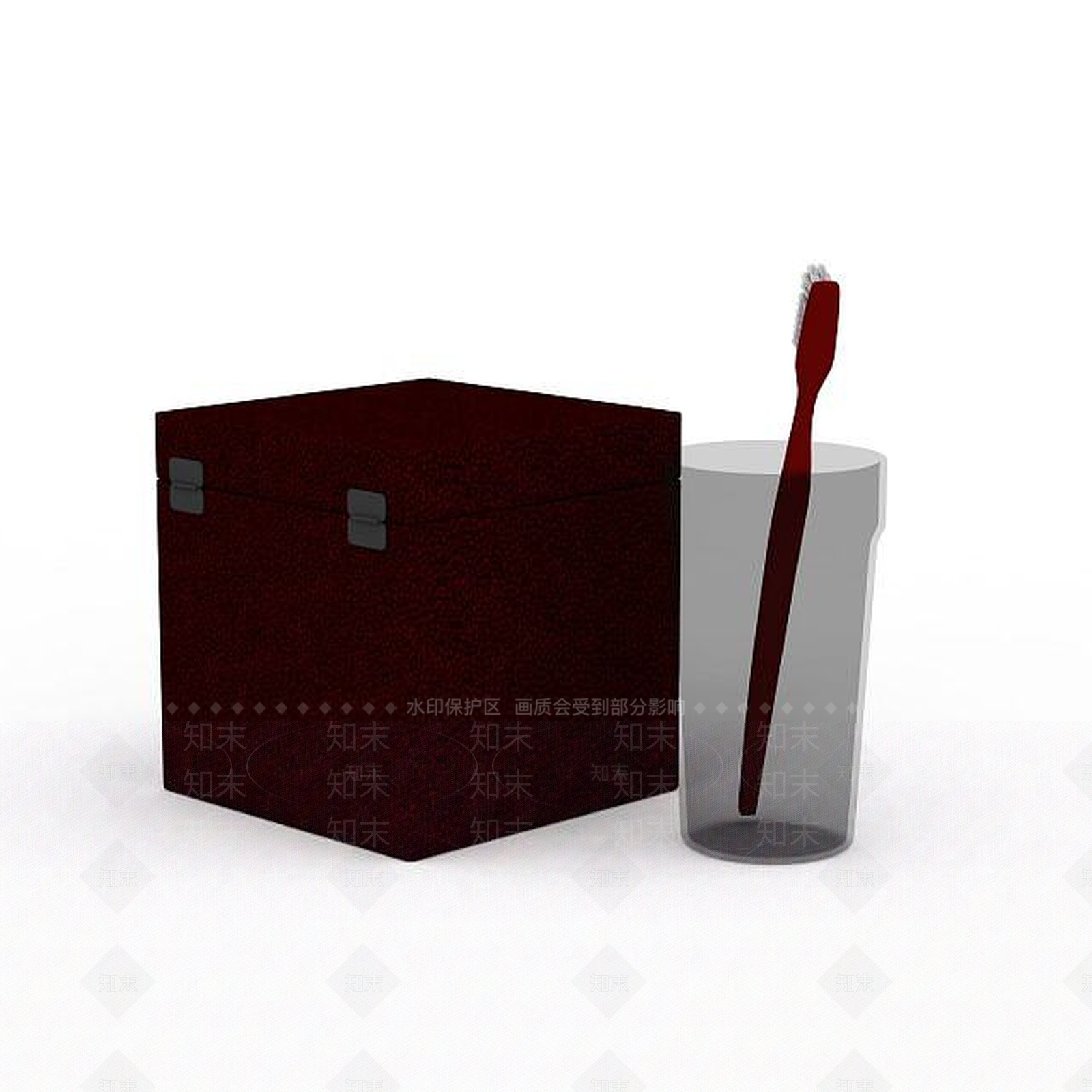 现代储物盒3D模型下载【ID:1195649142】