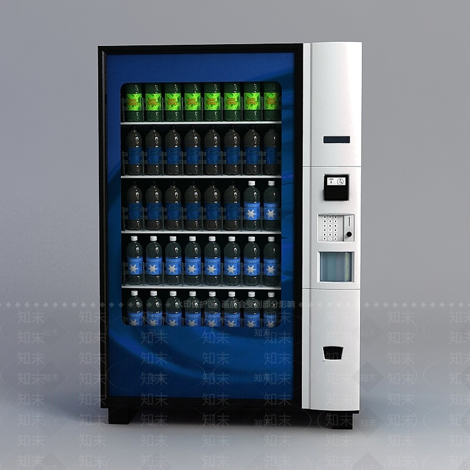 现代自动贩卖机3D模型下载【ID:1195649249】