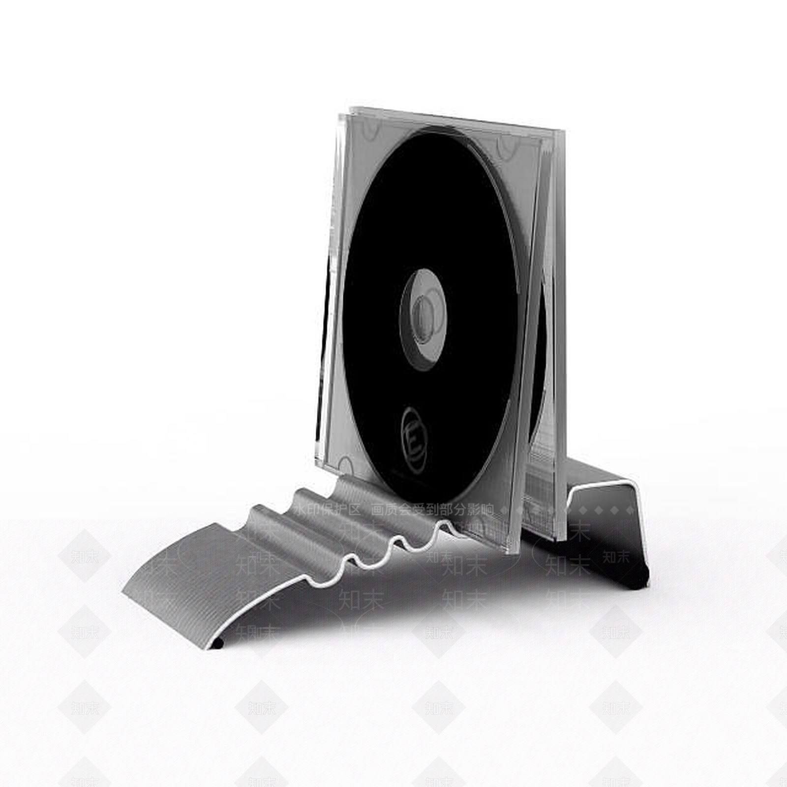 现代简约CD架3D模型下载【ID:1195650175】