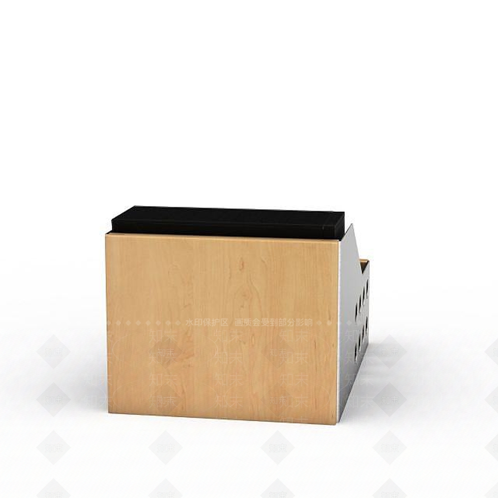 现代简约CD架3D模型下载【ID:1195650235】