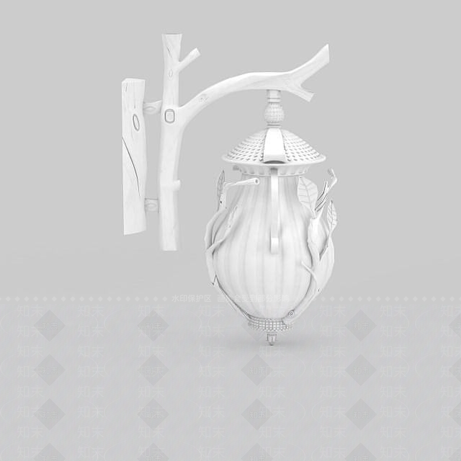 现代简约壁灯3D模型下载【ID:1195650326】