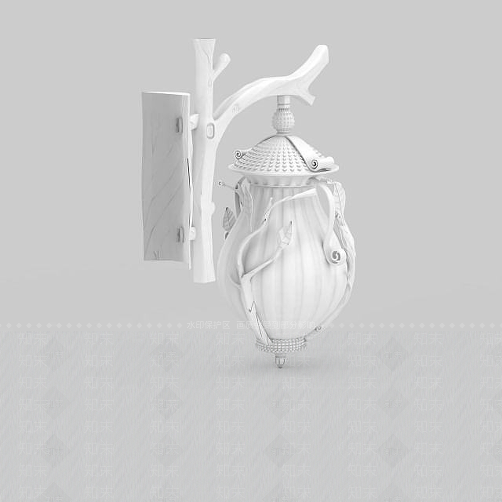 现代简约壁灯3D模型下载【ID:1195650326】