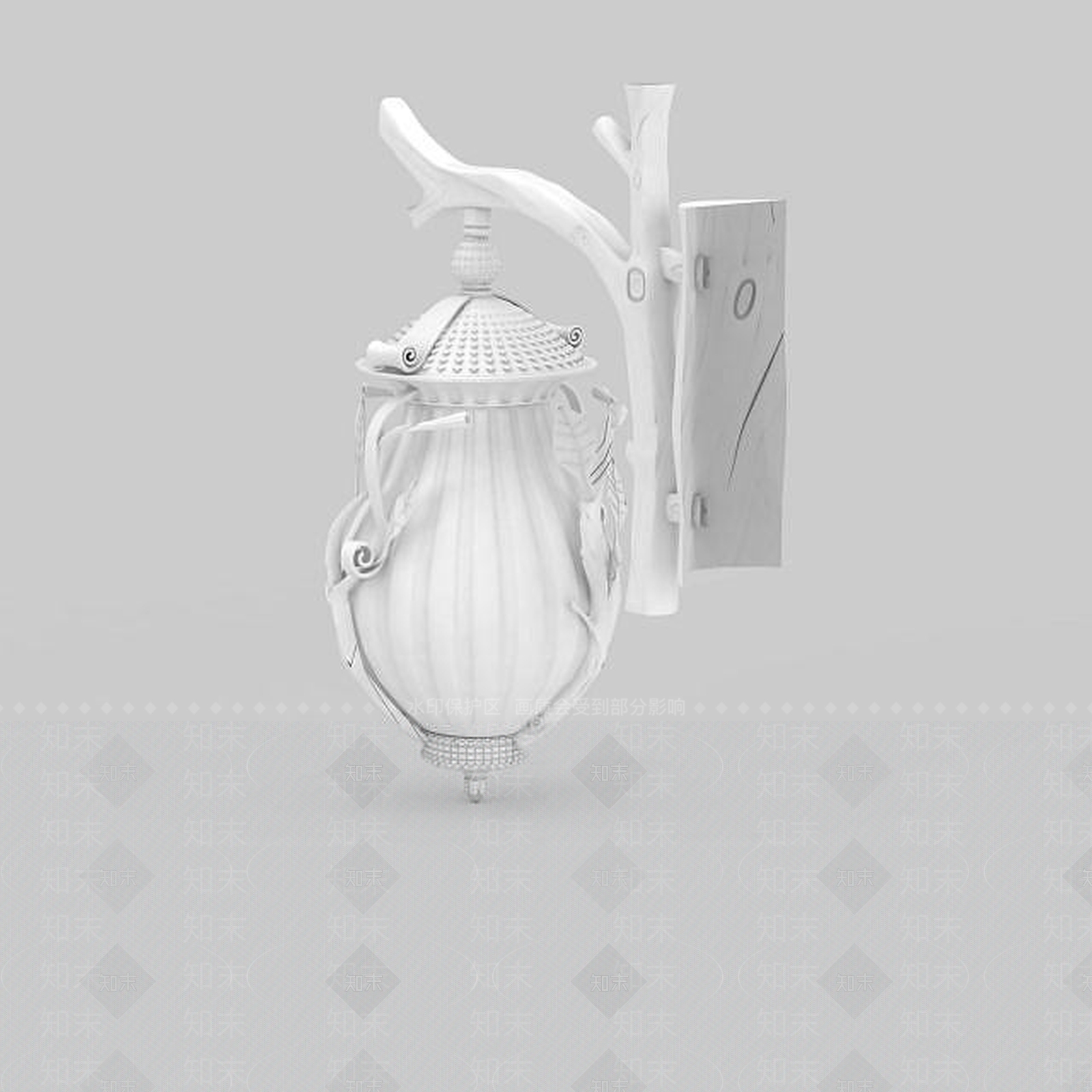 现代简约壁灯3D模型下载【ID:1195650326】