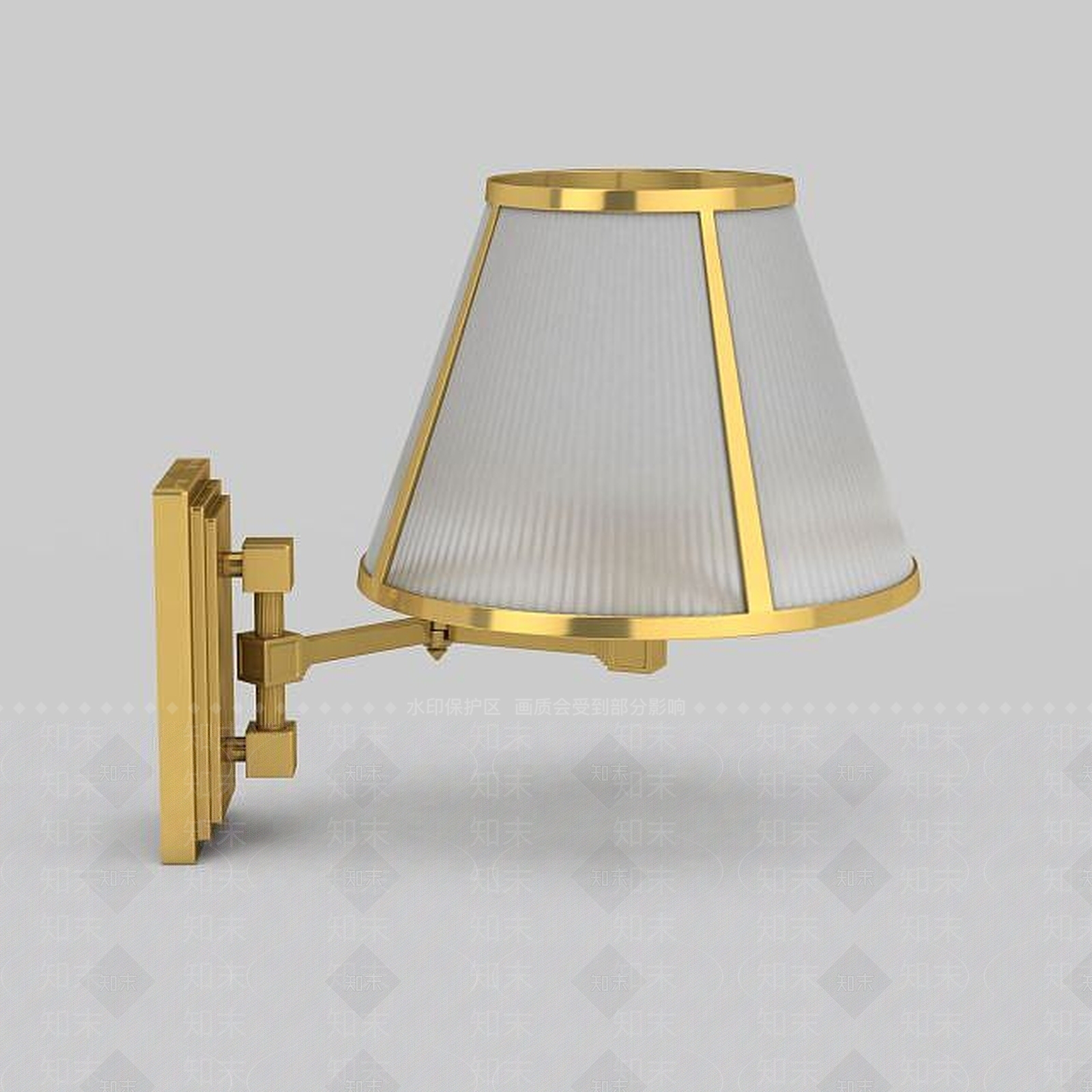 现代壁灯3D模型下载【ID:1195650388】