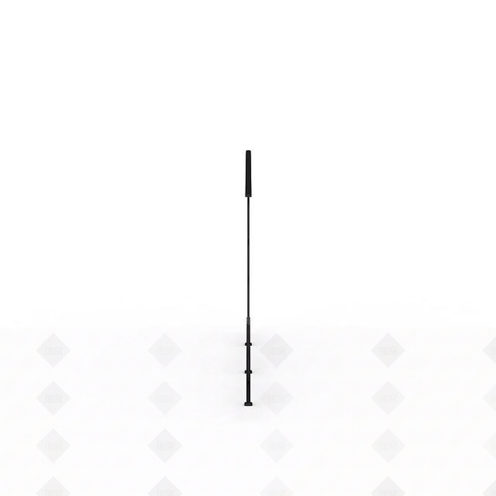 现代铁艺栏杆3D模型下载【ID:1195650538】