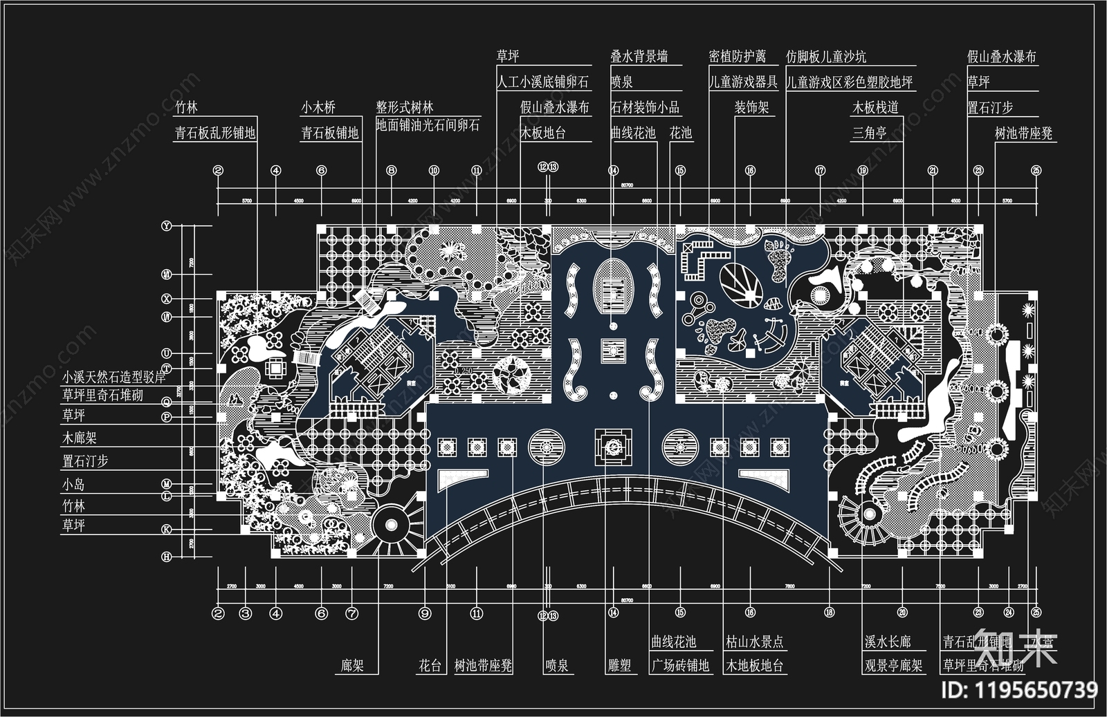 商业街景观施工图下载【ID:1195650739】