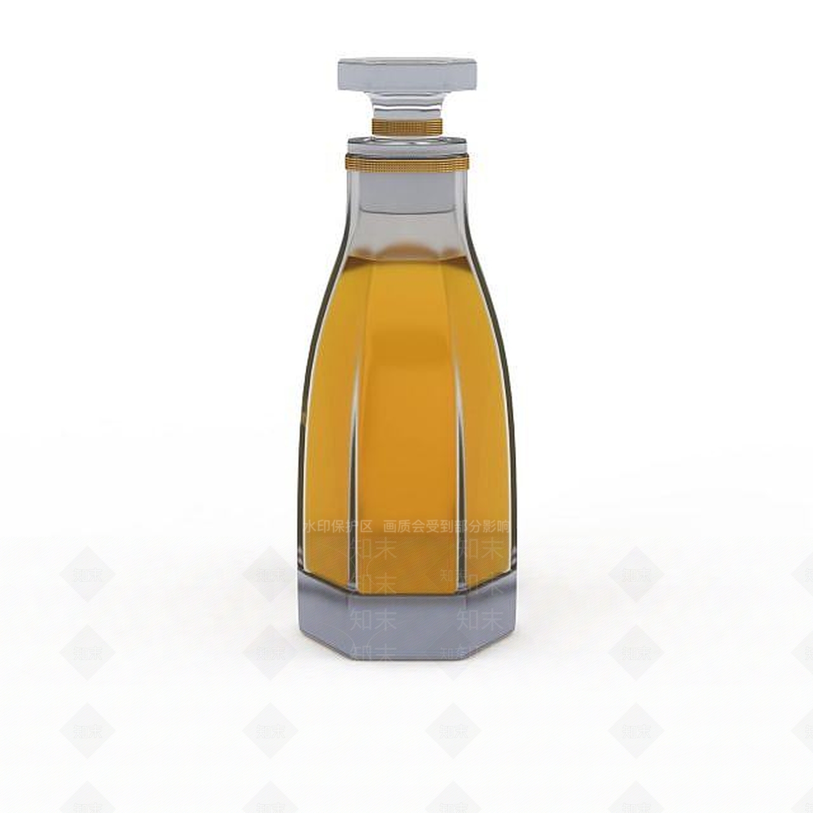 现代香水瓶3D模型下载【ID:1195652431】