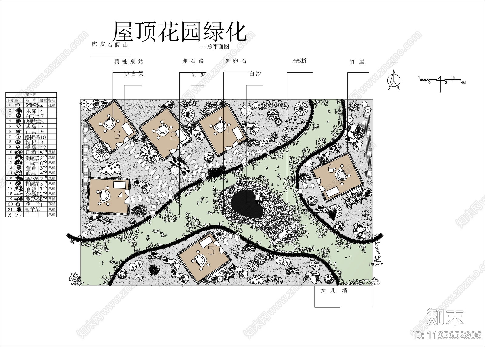 景观平面图施工图下载【ID:1195652806】