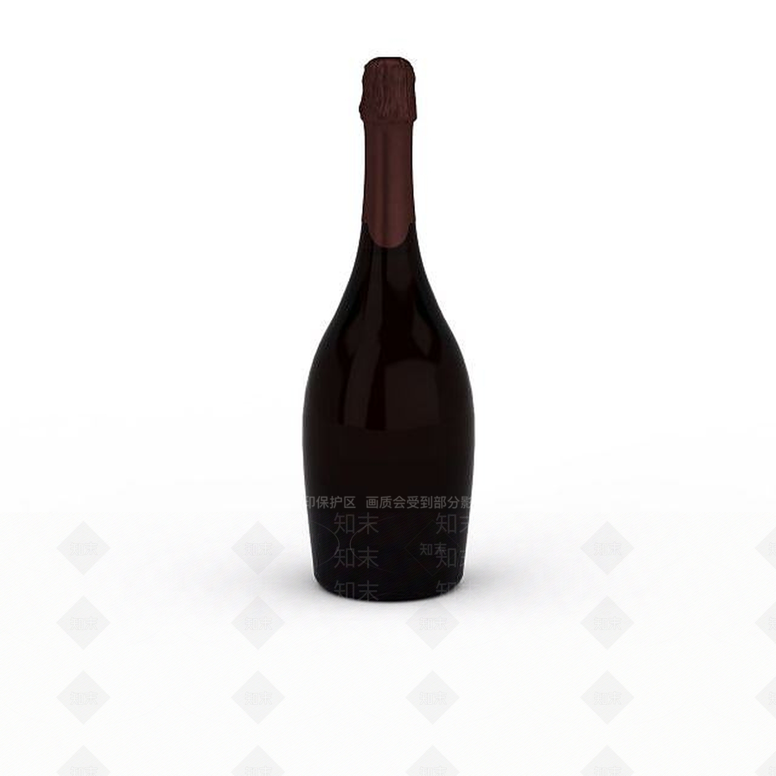 现代高档红酒瓶3D模型下载【ID:1195652863】