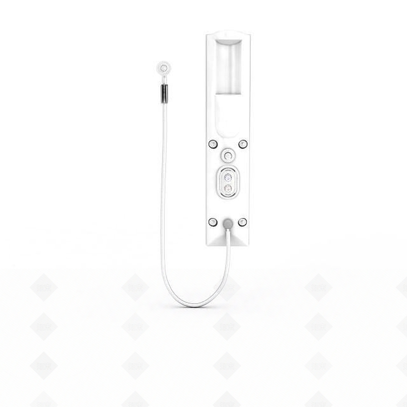 现代淋浴喷头3D模型下载【ID:1195652848】