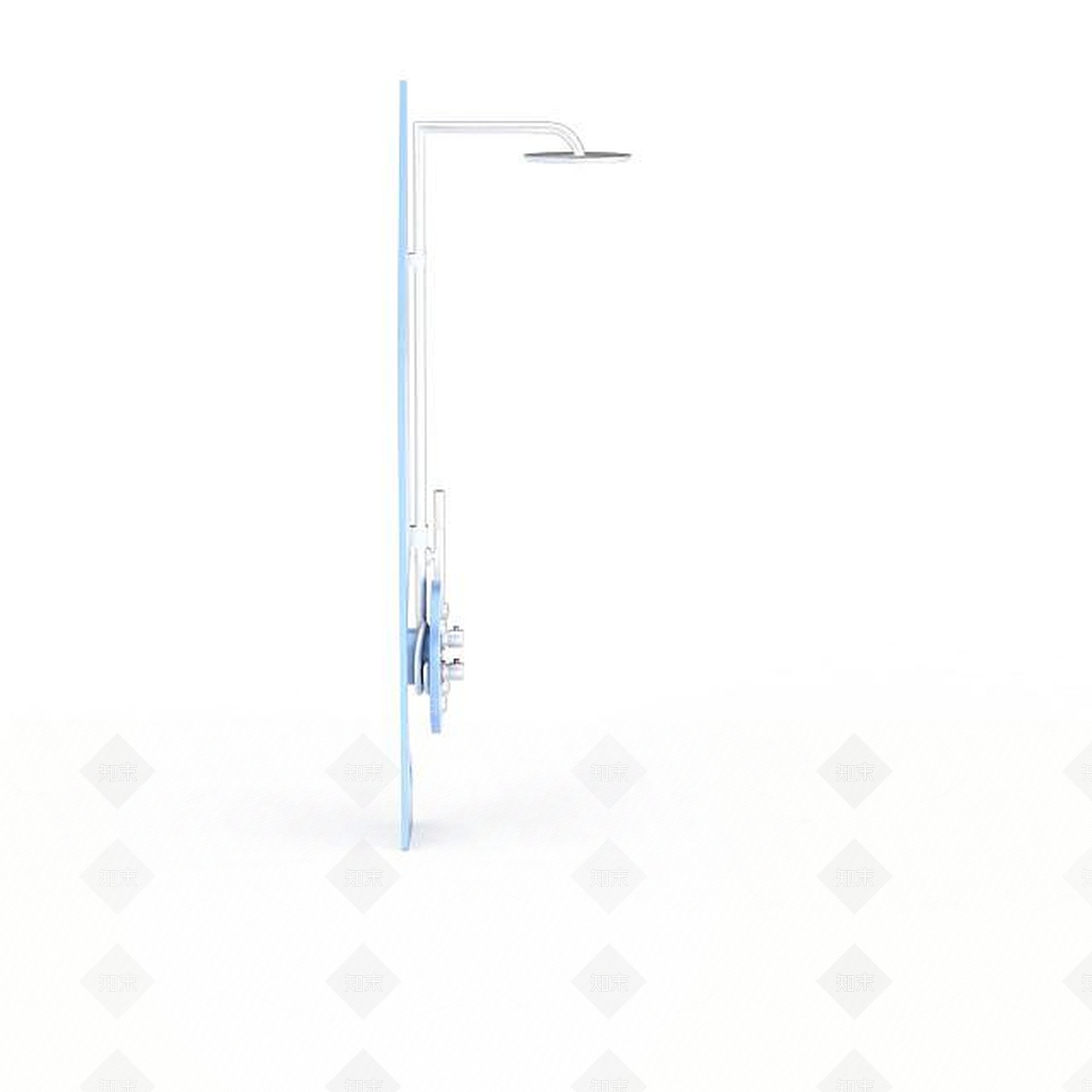 现代智能淋浴器3D模型下载【ID:1195652944】