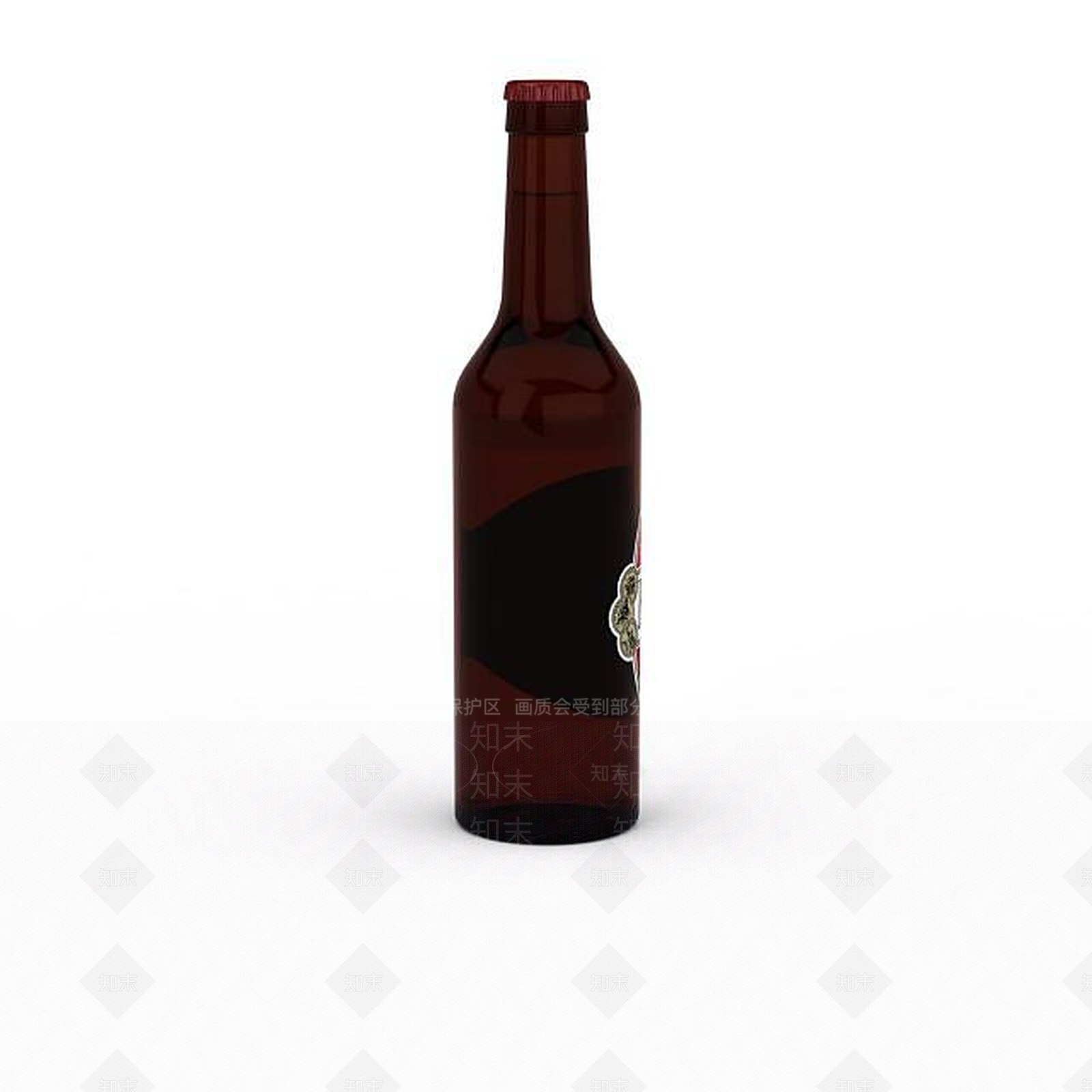 现代啤酒瓶3D模型下载【ID:1195653025】