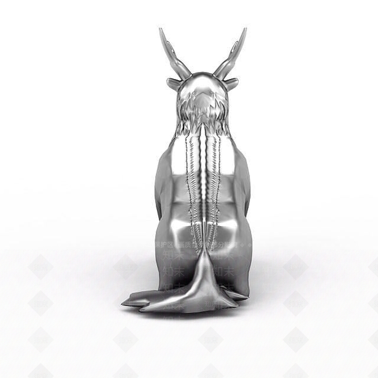 现代麒麟摆件3D模型下载【ID:1195653443】