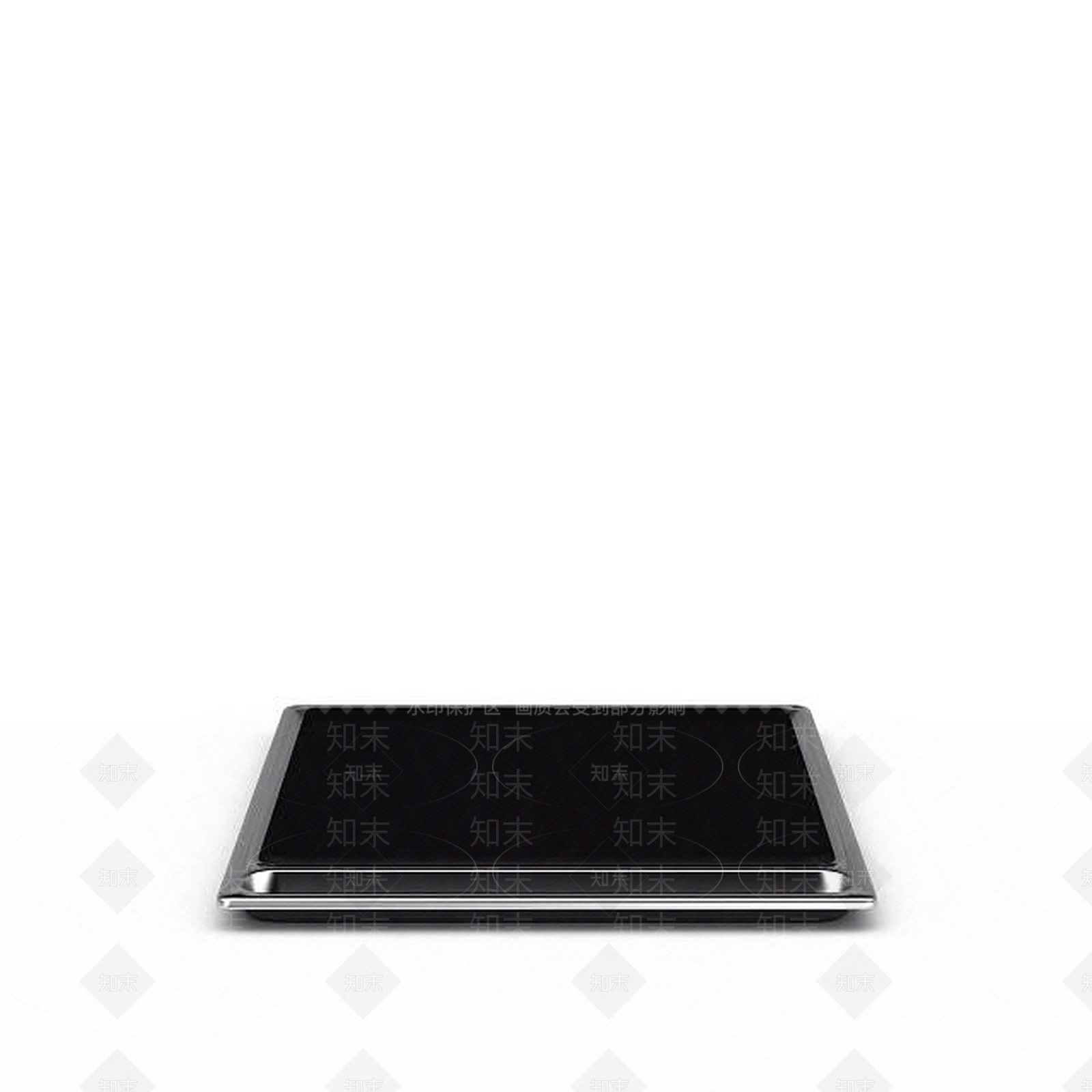 现代不锈钢餐盘3D模型下载【ID:1195653743】