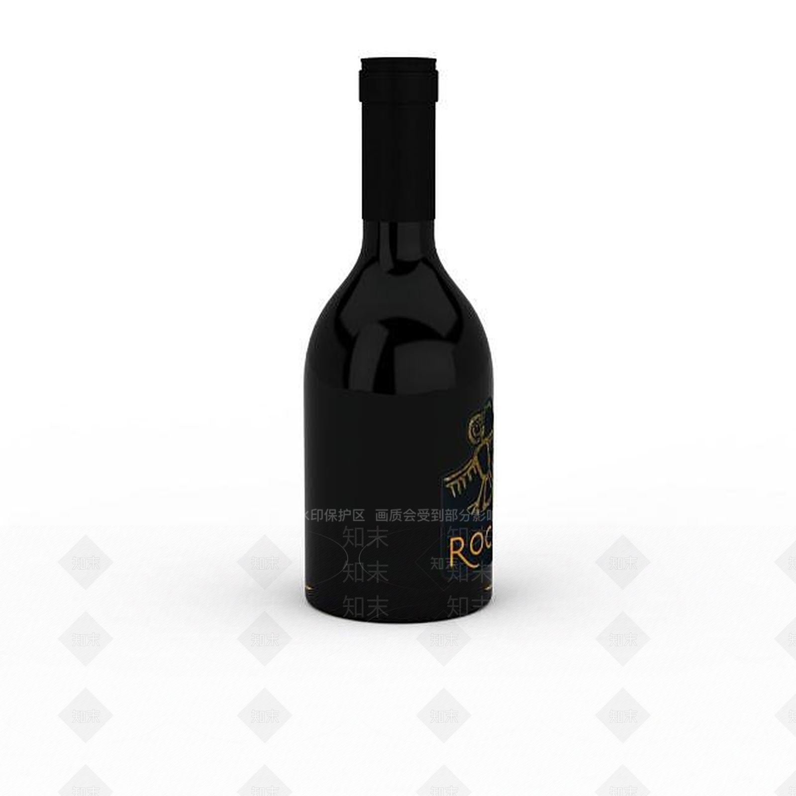 现代高档洋酒3D模型下载【ID:1195653982】