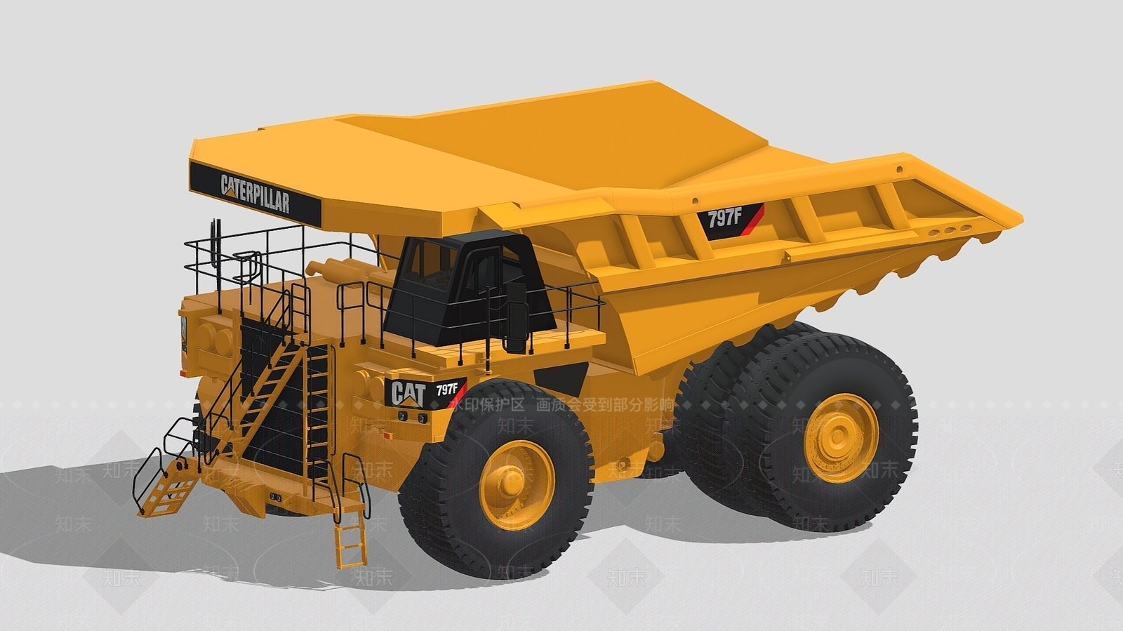 现代工程车辆施工器械重型3D模型下载【ID:1195656599】