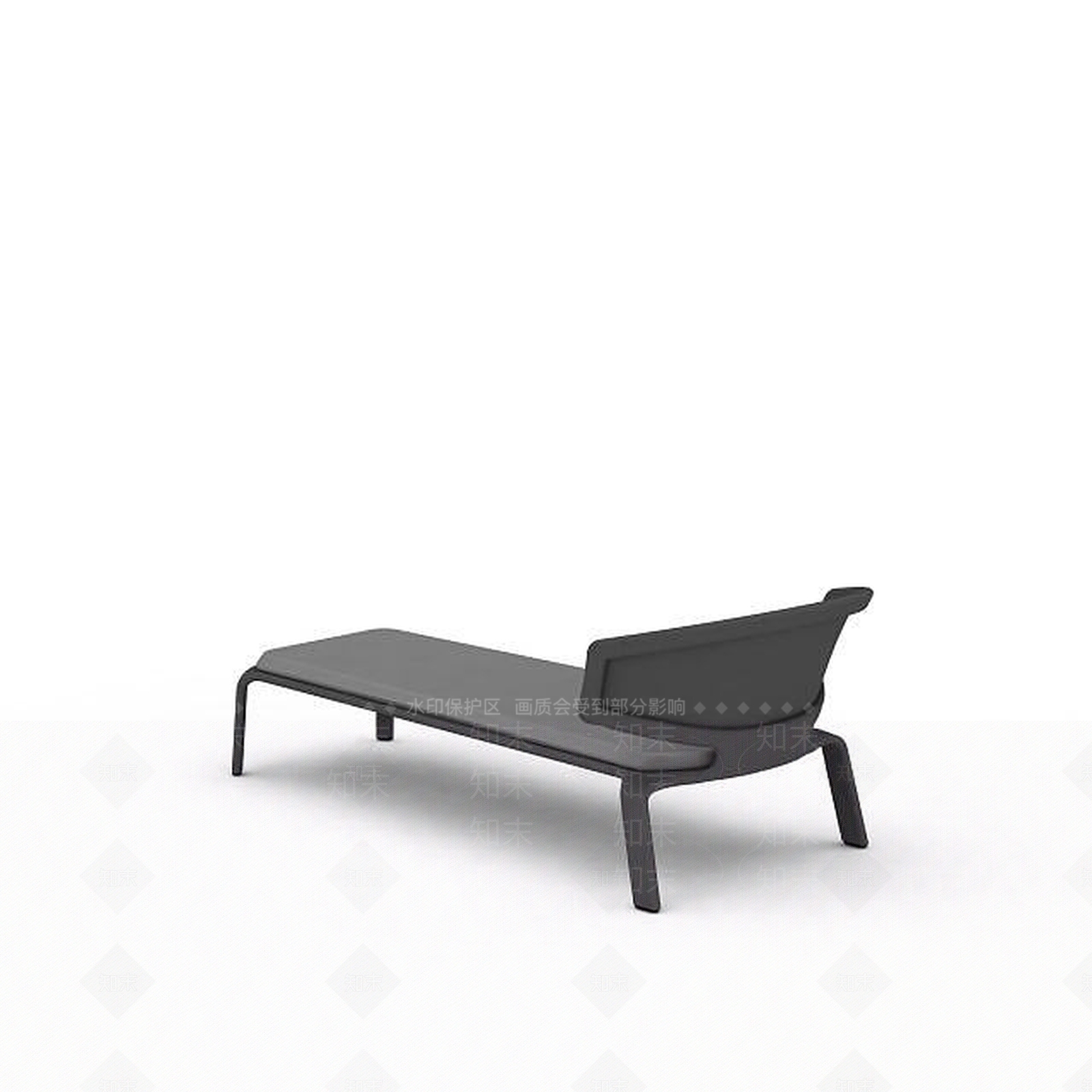 现代书桌椅3D模型下载【ID:1199932298】